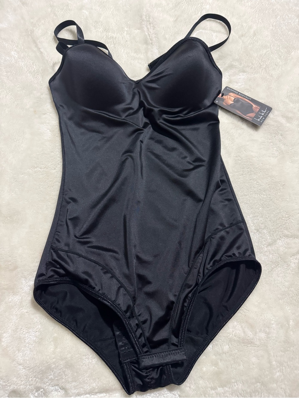 Nicole Miller Black Contour Shapewear Bodysuit